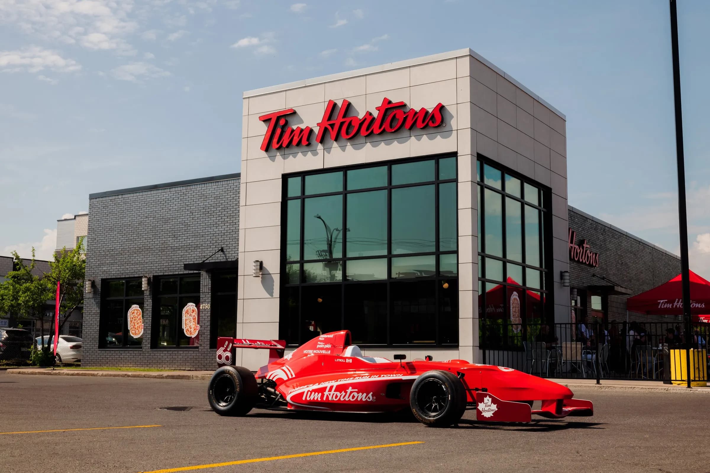 Tim Hortons x Lance Stroll campaign frame